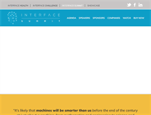 Tablet Screenshot of interfacesummit.com